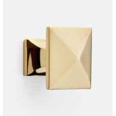 Ручка-кнопка Rejuvenation Mission Pyramid 2.9 Unlacquered Brass