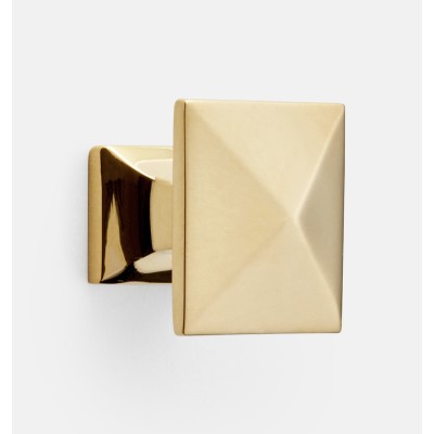 Ручка-кнопка Rejuvenation Mission Pyramid 2.9 Unlacquered Brass