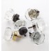 Ручка-кнопка Rejuvenation Octagon Glass d.3.2 Burnished Antique