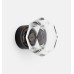 Ручка-кнопка Rejuvenation Octagon Glass d.3.2 Oil-Rubbed Bronze