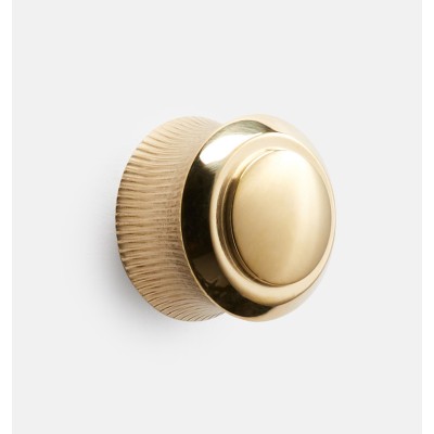 Ручка-кнопка Rejuvenation Rigdon d.2.5 Unlacquered Brass