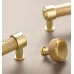 Ручка-кнопка Rejuvenation Trask d.2.9 Aged Brass