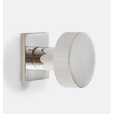 Ручка-кнопка Rejuvenation West Slope Plate d.2.9 Polished Nickel