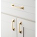 Ручка-скоба Rejuvenation Arched Mission L.15.2 Unlacquered Brass