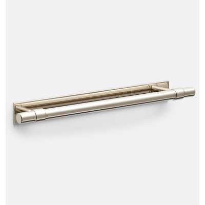 Ручка-скоба Rejuvenation Sommerville Plate L.20.3 Polished Nickel