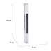 Трековый магнитный светильник Reluce 13004-9.3-001UR magnetic LED24W BK