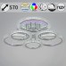 Потолочная люстра Reluce 09812-3.3-3+3D CR (RGB)