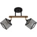 Спот Reluce 01591-3.3-02B BK+FGD+WOOD