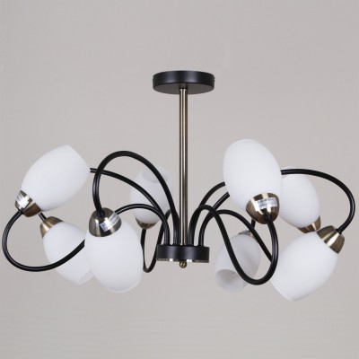 Люстра на штанге 01270-1 01270-0-3-08B BK+AB