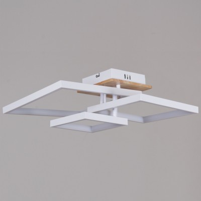 Люстра на штанге 98560-0.3-03 WH+WOOD