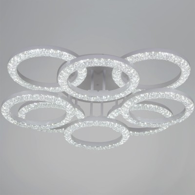 Люстра на штанге  67120-0.3-4+4C WH