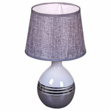 Настольная лампа декоративная 01934 01934-0-7-01 WH GY SL