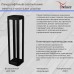 Наземный низкий светильник 09971-0.7-001U 0,6M LED15W BK