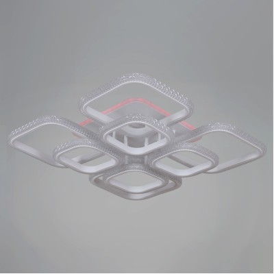 Потолочная люстра 06335-0.3-4+4B WH (RGB)