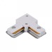 Соединитель угловой L-образный для треков накладных RL 06038 corner connector WT