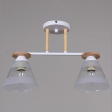 Светильник на штанге 01630-0.3-02 WH+WOOD