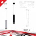 Подвесной светильник Reluce Technical 16008 16008-0.9-001LD 300mm GU10 BK