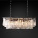 Бра Restoration Hardware 1920s Odeon Clear Glass Fringe Sconce Grey Iron