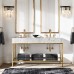 Бра Restoration Hardware 1920s Odeon Clear Glass Fringe Sconce Grey Iron