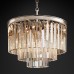 Бра Restoration Hardware 1920s Odeon Clear Glass Fringe Sconce Grey Iron