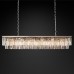 Бра Restoration Hardware 1920s Odeon Clear Glass Fringe Sconce Grey Iron