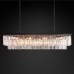 Бра Restoration Hardware 1920s Odeon Clear Glass Fringe Sconce Grey Iron