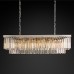Бра Restoration Hardware 1920s Odeon Clear Glass Fringe Sconce Grey Iron