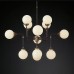 Бра Restoration Hardware Bistro Globe Clear Glass Double Sconce Brass