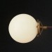 Бра Restoration Hardware Bistro Globe Clear Glass Double Sconce Brass