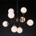 Бра Restoration Hardware Bistro Globe Clear Glass Double Sconce Brass