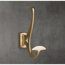 Крючок Restoration Hardware Bistro Aged Brass