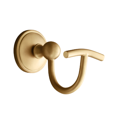 Крючок Restoration Hardware Chatham Single Lacquered Burnished Brass