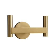 Крючок Restoration Hardware Fulham Double Lacquered Burnished Brass