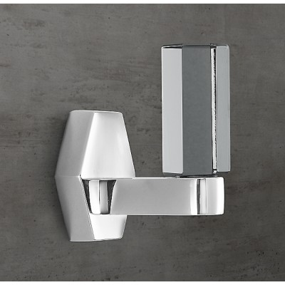 Крючок Restoration Hardware Lambeth Crystal Hex. Polished Chrome
