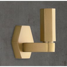 Крючок Restoration Hardware Lambeth Hex. Small Lac.Burnished Brass