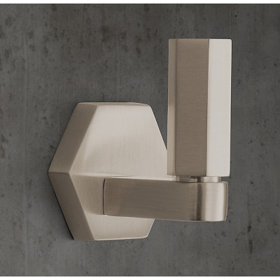 Крючок Restoration Hardware Lambeth Hex. Small Satin Nickel