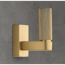 Крючок Restoration Hardware Lambeth Knurled Small Lac.Burnished Brass