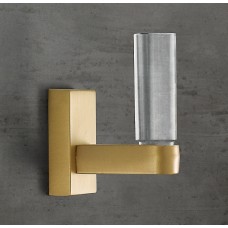 Крючок Restoration Hardware Lambeth Smooth Crystal Lac.Burnished Brass