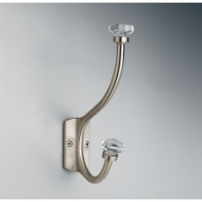 Крючок Restoration Hardware Traditional Glass Satin Nickel