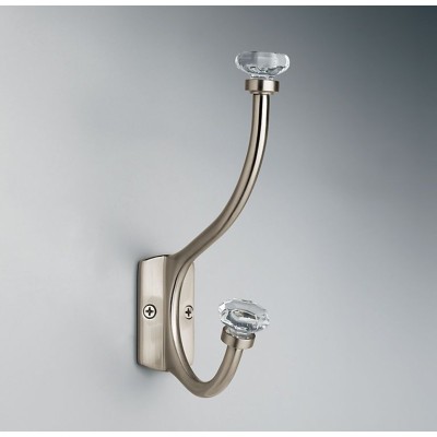 Крючок Restoration Hardware Traditional Glass Satin Nickel