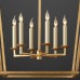 Люстра Restoration Hardware English Openwork Linear Gilded Iron