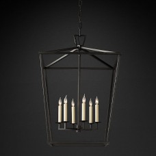 Люстра Restoration Hardware English Openwork Linear Gilded Iron
