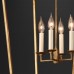Люстра Restoration Hardware English Openwork Linear Gilded Iron