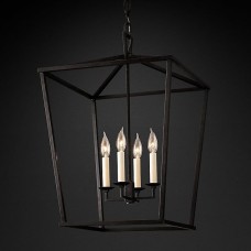 Люстра Restoration Hardware English Openwork Linear Gilded Iron