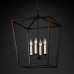 Люстра Restoration Hardware English Openwork Linear Gilded Iron