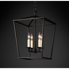Люстра Restoration Hardware English Openwork Linear Gilded Iron