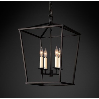 Люстра Restoration Hardware English Openwork Linear Gilded Iron