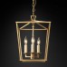Люстра Restoration Hardware English Openwork Linear Gilded Iron