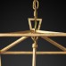 Люстра Restoration Hardware English Openwork Linear Gilded Iron
