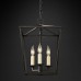 Люстра Restoration Hardware English Openwork Linear Gilded Iron